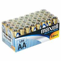 Alkalinebatterier Maxell MX-LR06 AA 32 LR06 AA 1.5V (32 stk) 1,5 V