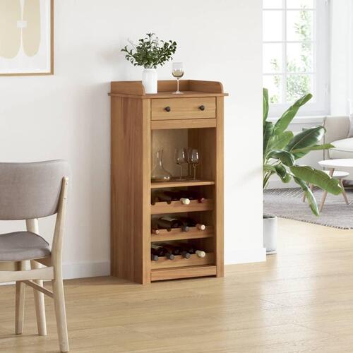 Vinskab Panama 57x40x111,5 cm massivt fyrretræ