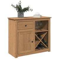 Skænk med skuffe Panama 93x40x80 cm massivt fyrretræ