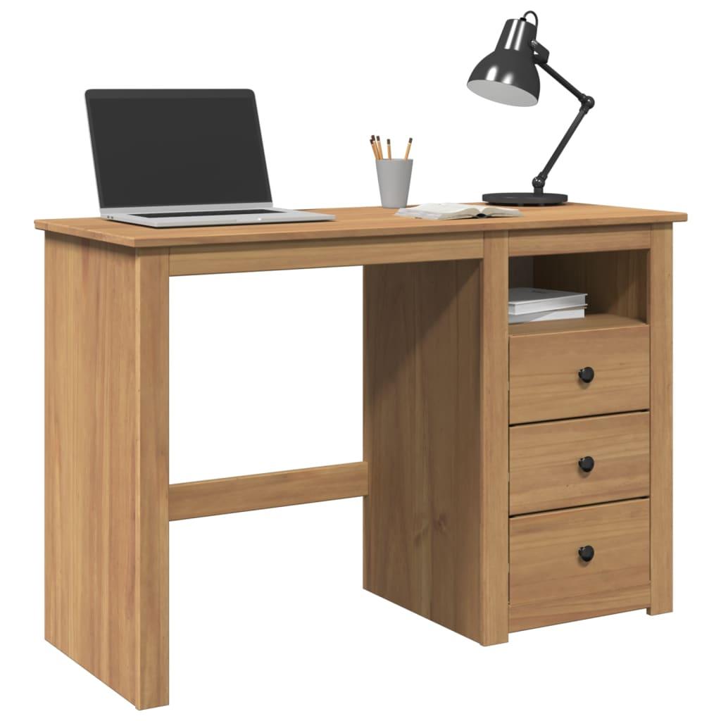 Skrivebord Panama 112x45x75 cm massivt fyrretræ