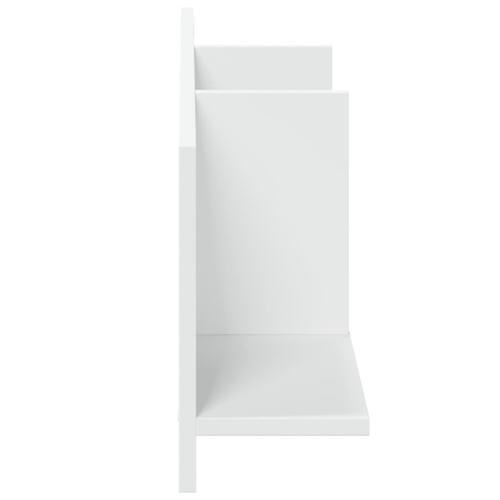 Vægskab 100x16,5x30 cm konstrueret træ hvid