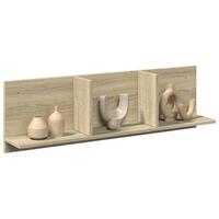 Vægskab 100x16,5x30 cm konstrueret træ sonoma-eg