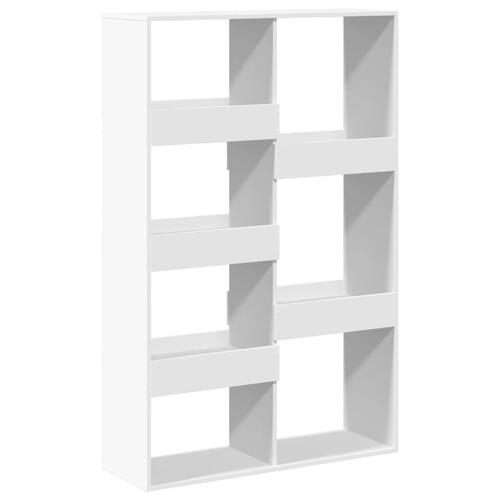 Bogskab 100x33x155,5 cm konstrueret træ hvid