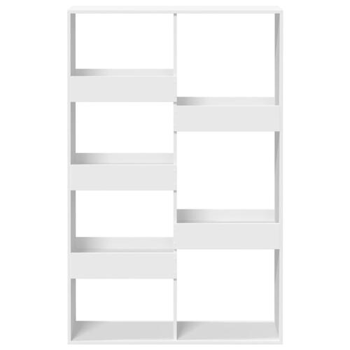 Bogskab 100x33x155,5 cm konstrueret træ hvid