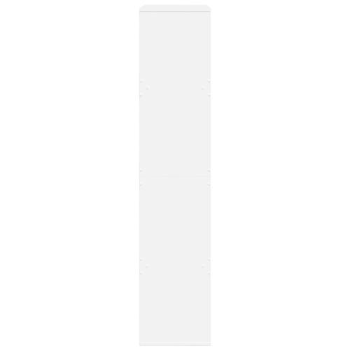 Bogskab 100x33x155,5 cm konstrueret træ hvid