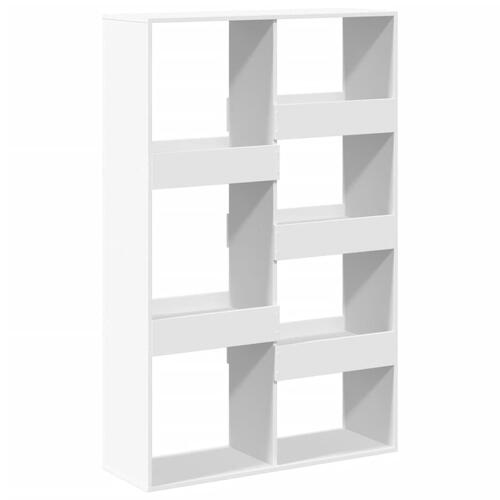 Bogskab 100x33x155,5 cm konstrueret træ hvid
