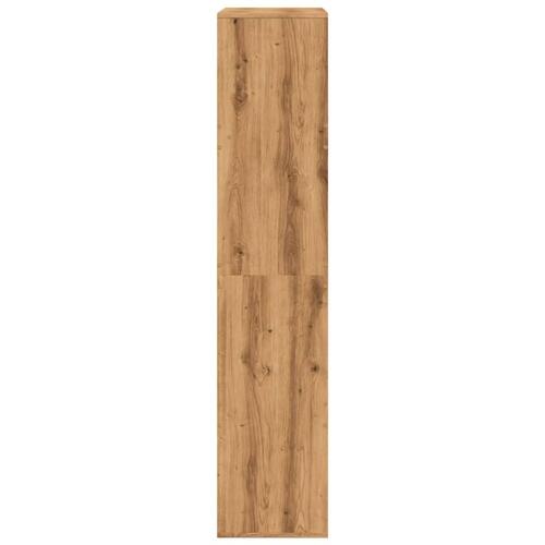 Bogreol 100x33x155,5 cm konstrueret træ kunsteg