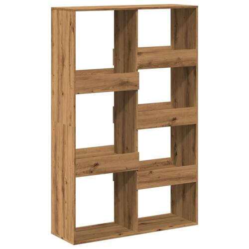 Bogreol 100x33x155,5 cm konstrueret træ kunsteg