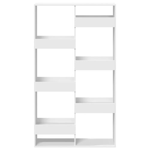 Bogskab 100x33x175 cm konstrueret træ hvid