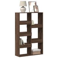 Bogreol 100x33x155,5 cm konstrueret træ brun egetræsfarve