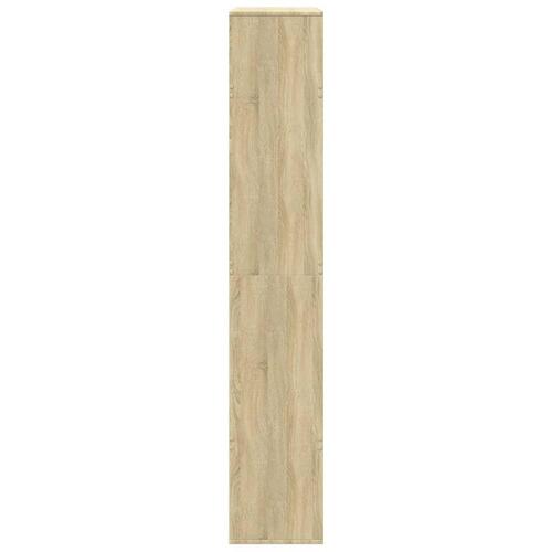 Bogreol 100x33x187,5 cm konstrueret træ sonoma-eg