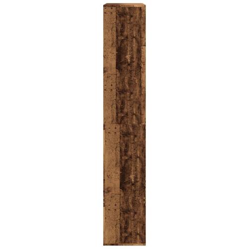Bogreol 100x33x187,5 cm konstrueret træ gammelt trælook