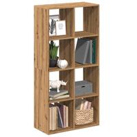 Bogreol/rumdeler 69,5x29x137,5 cm konstrueret træ kunsteg