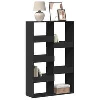 Bogreol 100x33x155,5 cm konstrueret træ sort
