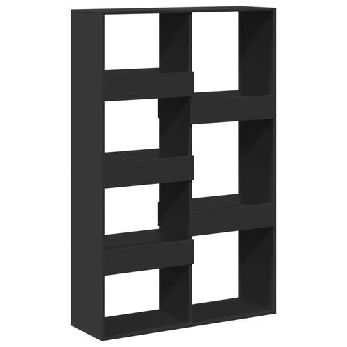 Bogreol 100x33x155,5 cm konstrueret træ sort