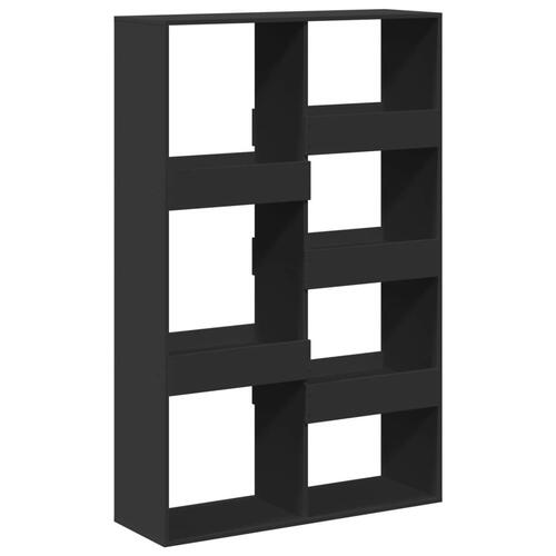 Bogreol 100x33x155,5 cm konstrueret træ sort