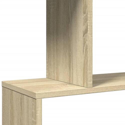 Bogreol/rumdeler 70x24x129 cm 4 niveauer konstrueret træ