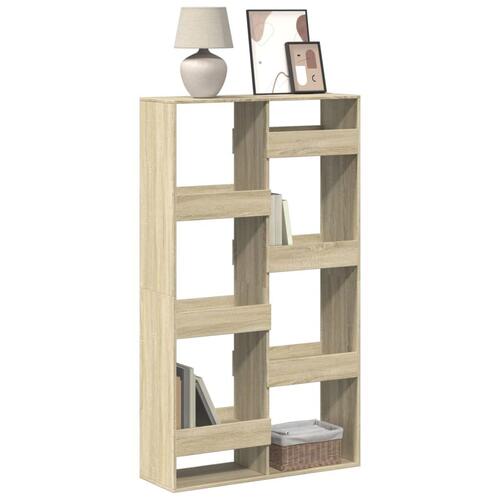 Bogreol 100x33x175 cm konstrueret træ sonoma-eg