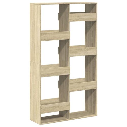 Bogreol 100x33x175 cm konstrueret træ sonoma-eg