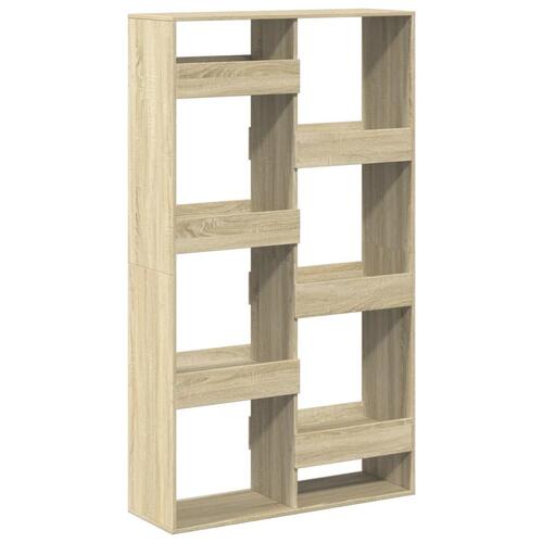 Bogreol 100x33x175 cm konstrueret træ sonoma-eg