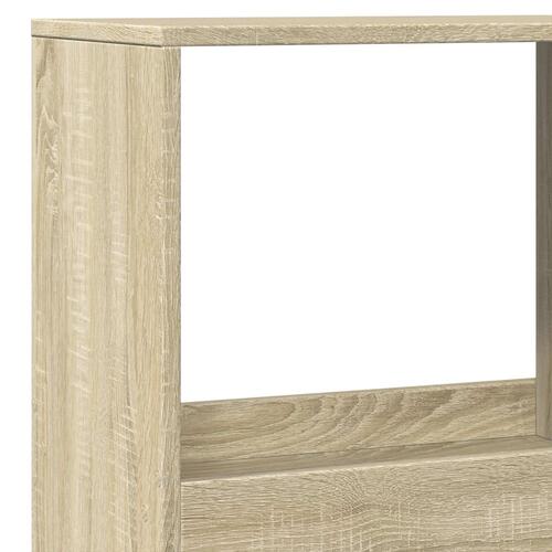 Bogreol 100x33x175 cm konstrueret træ sonoma-eg