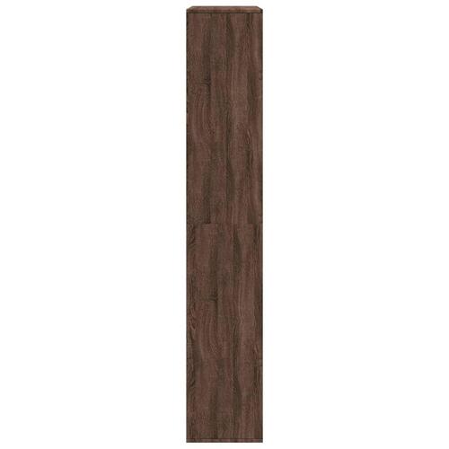 Bogreol 100x33x187,5 cm konstrueret træ brun egetræsfarve