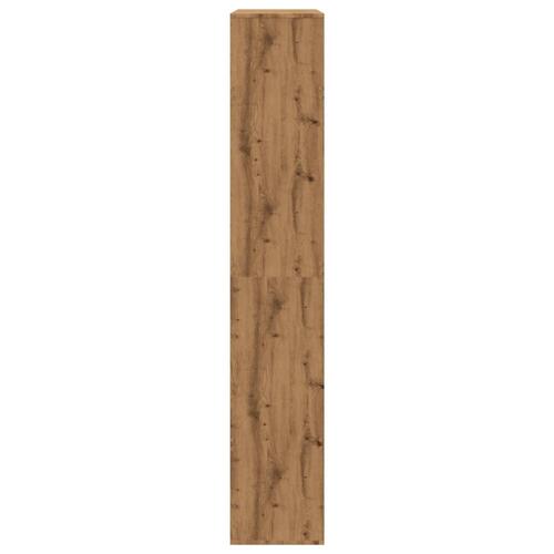 Bogreol 100x33x187,5 cm konstrueret træ kunsteg
