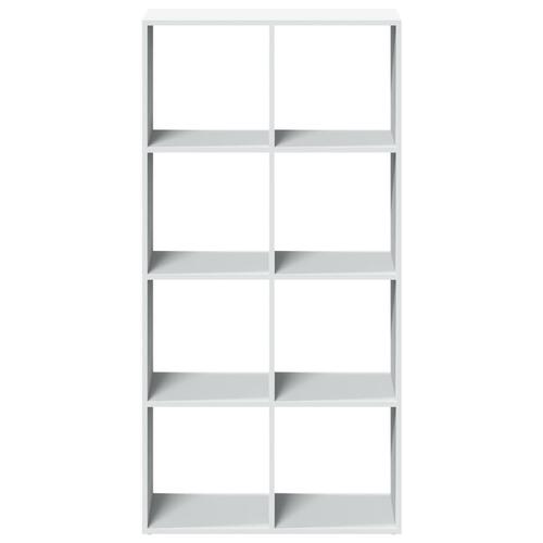 Bogreol/rumdeler 69,5x29x137,5 cm konstrueret træ hvid