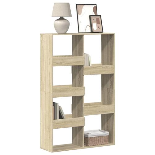 Bogreol 100x33x155,5 cm konstrueret træ sonoma-eg