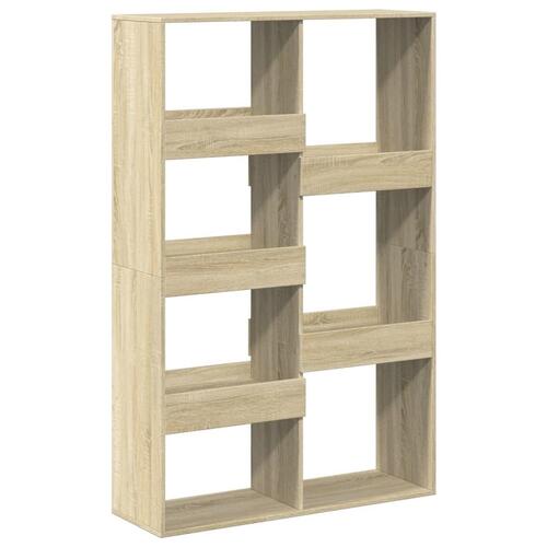 Bogreol 100x33x155,5 cm konstrueret træ sonoma-eg