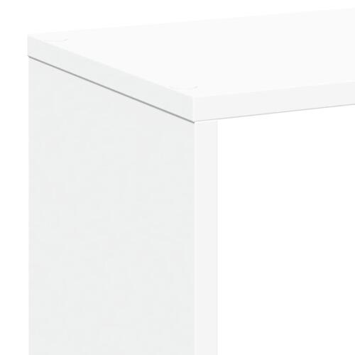 Bogreol/rumdeler 67x25x161,5 cm konstrueret træ hvid