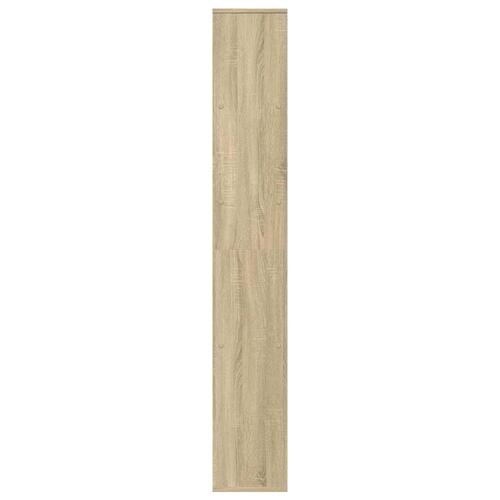 Bogreol/rumdeler 67x25x161,5 cm konstrueret træ sonoma-eg
