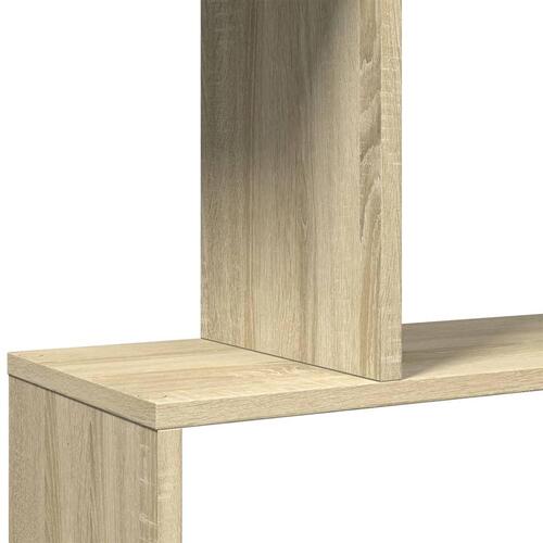 Bogreol/rumdeler 70x24x193 cm 6 niveauer konstrueret træ