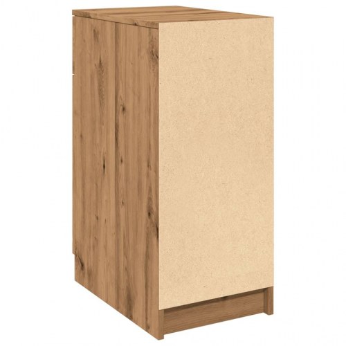 Skrivebord med skuffe 33 × 50 × 75 cm - konstrueret træ, kunsteg