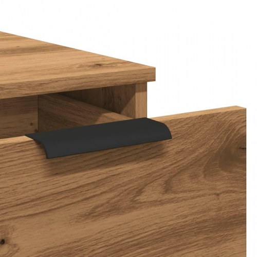 Skrivebord med skuffe 33 × 50 × 75 cm - konstrueret træ, kunsteg