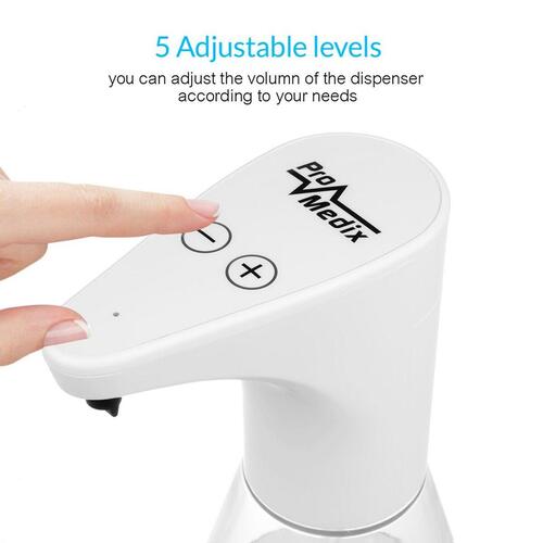 Automatisk sæbedispenser med sensor Promedix PR-530 Hvid Plastik