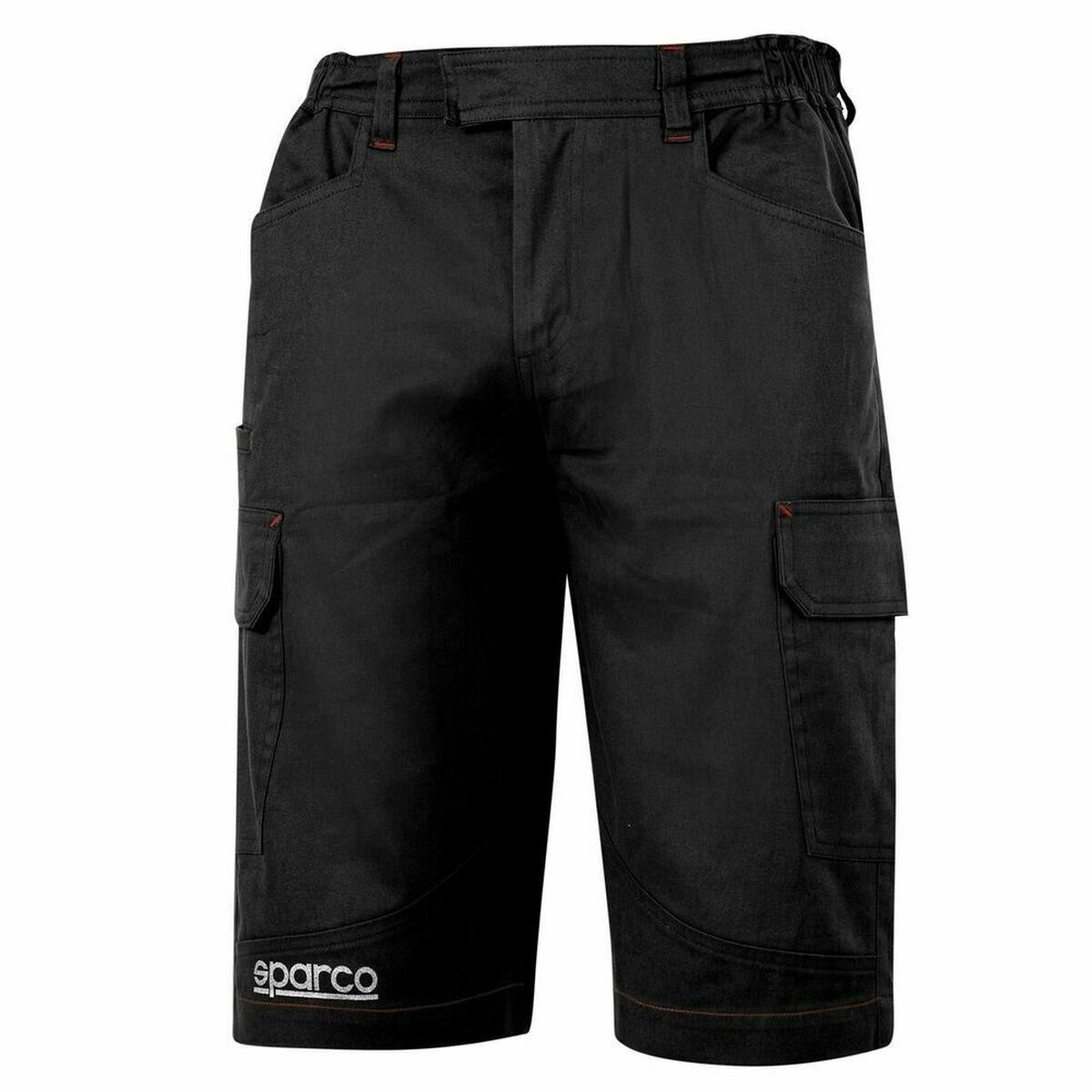 Sparco shorts - sort, elastik, L (mekaniker)