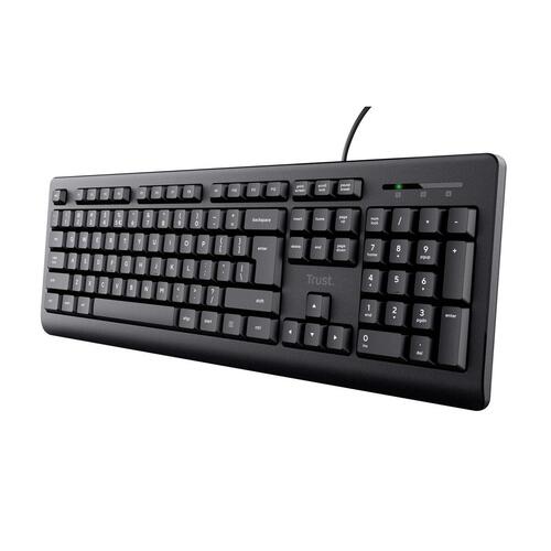 Tastatur Trust TK-150 Sort QWERTY
