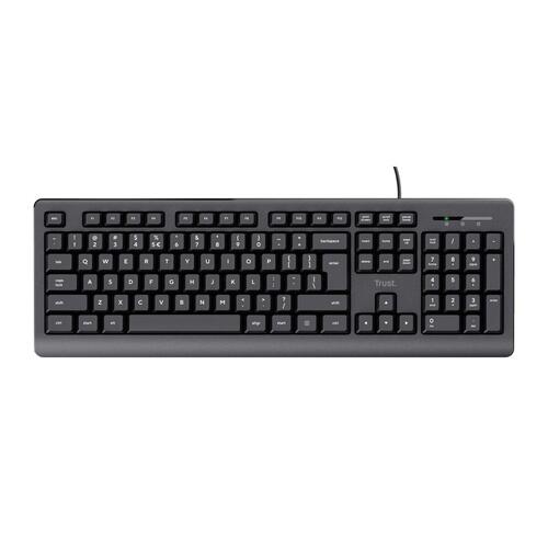 Tastatur Trust TK-150 Sort QWERTY