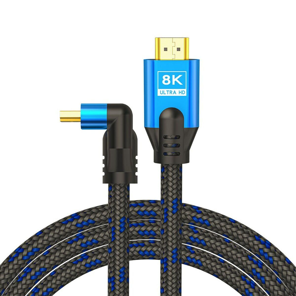 HDMI-kabel Savio CL-175 Blå Sort 5 m