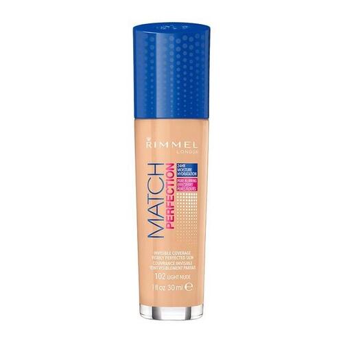 Flydende makeup foundation Match Perfection Rimmel London (30 ml) 400 - natural beige 30 ml