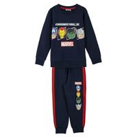 Træningsdragt til børn The Avengers Mørkeblå 4 år