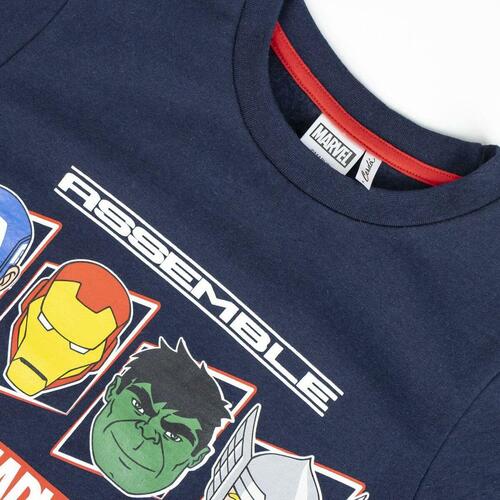 Træningsdragt til børn The Avengers Mørkeblå 4 år