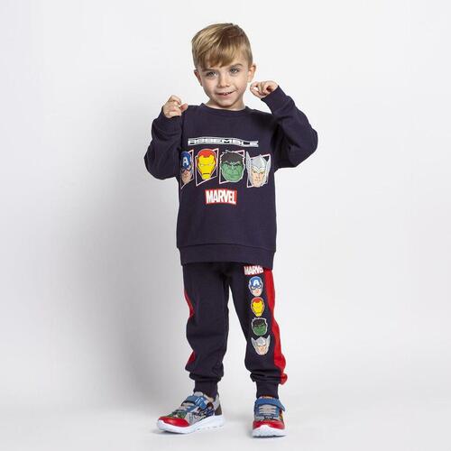 Træningsdragt til børn The Avengers Mørkeblå 4 år