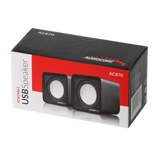 PC-højttalere AudioCore AC870B Sort Grå 3 W