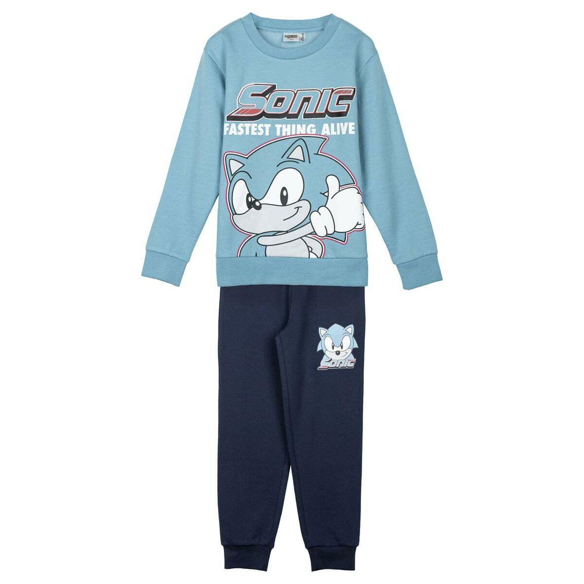 Træningsdragt til børn Sonic Mørk grøn 5 år
