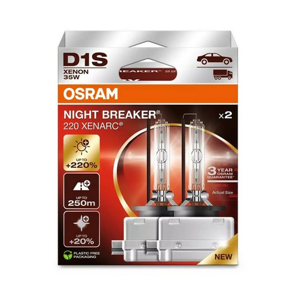 Pære til køretøj Osram NIGHT BREAKER 220 35 W (2 enheder)