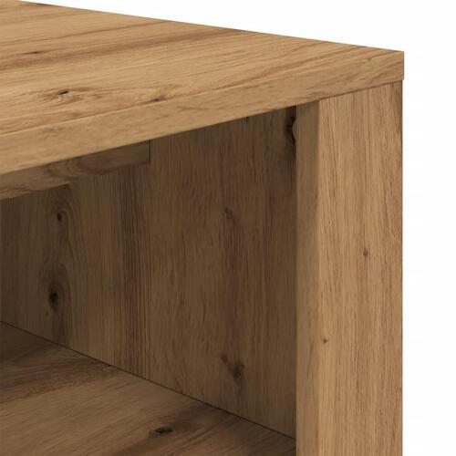 Skobænk 100x35x45 cm konstrueret træ kunsteg