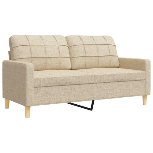 3 personers sofa stof cremefarvet