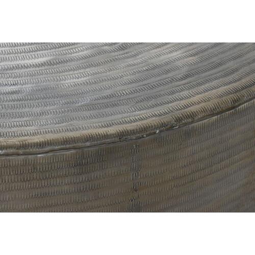 Sofabord Home ESPRIT Gylden Aluminium 90 x 90 x 40 cm